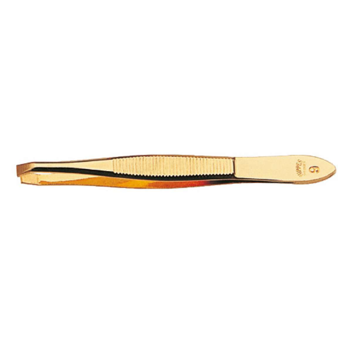 Gold Plated Tweezers 9G Bent tips.