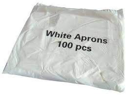 PPE Disposable Aprons for Adults White