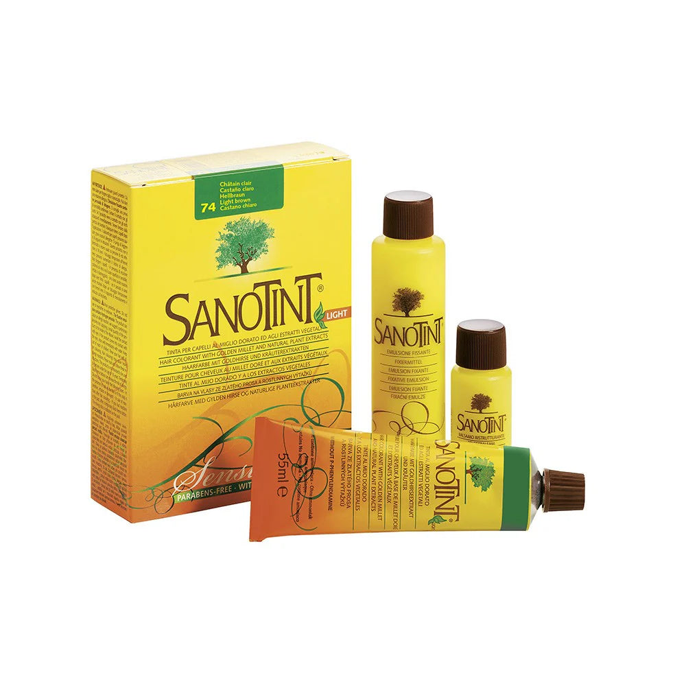 sanotint sensitive 74 is excellent for customers who have allergy to hair dyes. However you still need to perform an allergy tests before use