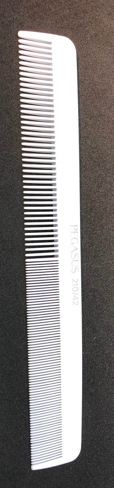 Pegasus Hard Rubber Comb 210/42 White