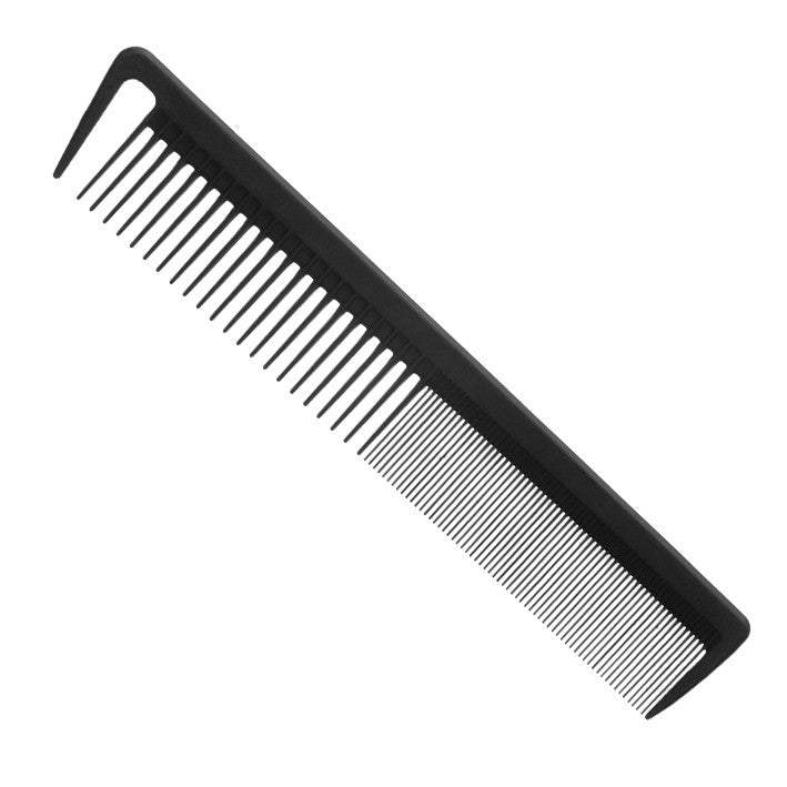 carbon detangling comb for use in hairdressing salons